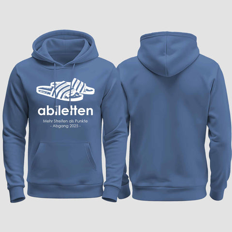 1003 "Abiletten" Abi regular College Hoodie einseitig bedruckt