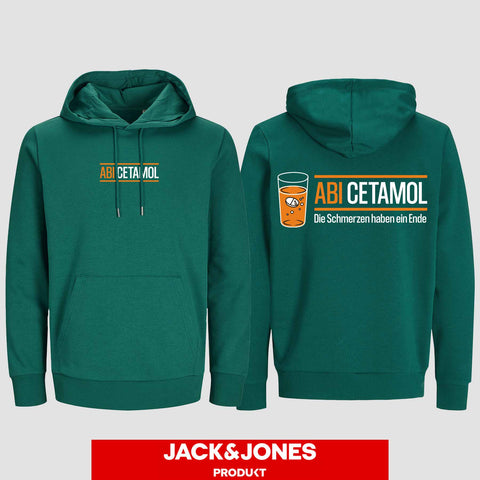 1002 "Abicetamol" Abi Hoodie by Jack&Jones beidseitig bedruckt