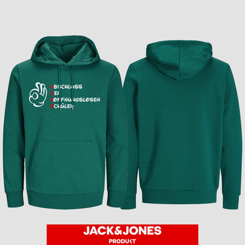 1011 "A.D.H.S" Abschluss Hoodie by Jack&Jones einseitig bedruckt