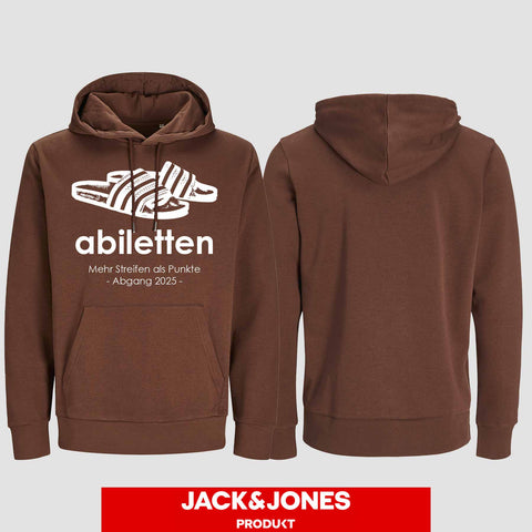 1003 "Abiletten" Abi Hoodie by Jack&Jones einseitig bedruckt