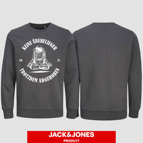 1043 "Überflieger" Abschluss Sweatshirt by Jack&Jones einseitig bedruckt