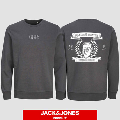 1007 "Abinale Phase" Abi Sweatshirt by Jack&Jones beidseitig bedruckt