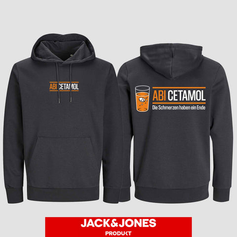 1002 "Abicetamol" Abi Hoodie by Jack&Jones beidseitig bedruckt