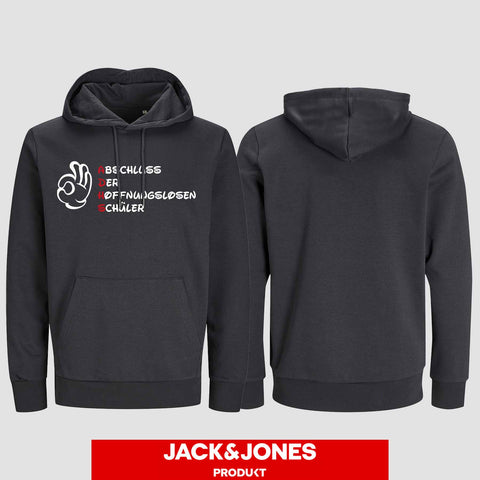 1011 "A.D.H.S" Abschluss Hoodie by Jack&Jones einseitig bedruckt