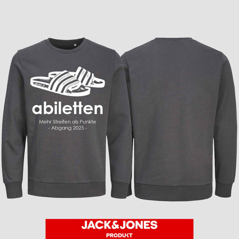 1003 "Abiletten" Abi Sweatshirt by Jack&Jones einseitig bedruckt