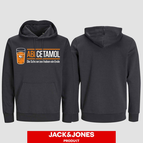 1001 "Abicetamol" Abi Hoodie by Jack&Jones einseitig bedruckt