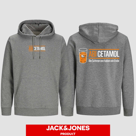 1002 "Abicetamol" Abi Hoodie by Jack&Jones beidseitig bedruckt