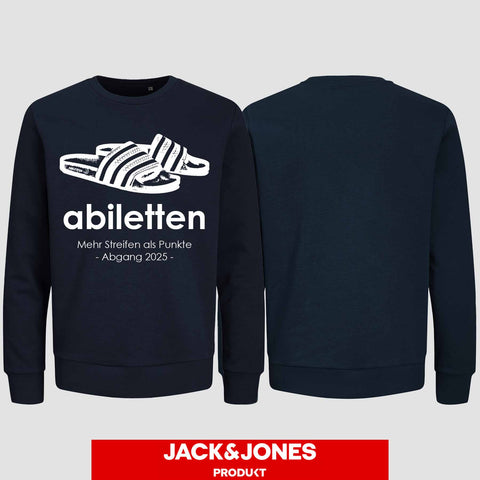 1003 "Abiletten" Abi Sweatshirt by Jack&Jones einseitig bedruckt