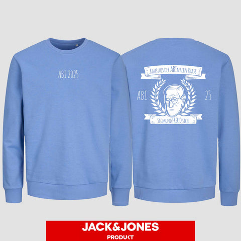 1007 "Abinale Phase" Abi Sweatshirt by Jack&Jones beidseitig bedruckt