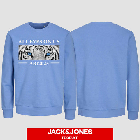 1021 "All Eyes Tiger" Abi Sweatshirt by Jack&Jones einseitig bedruckt