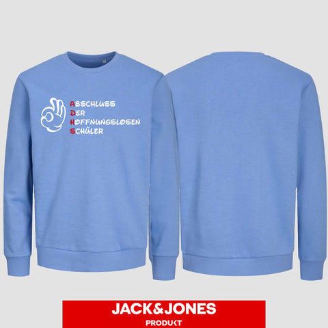 1011 "A.D.H.S" Abschluss Sweatshirt by Jack&Jones einseitig bedruckt