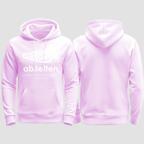 1003 "Abiletten" Abi regular College Hoodie einseitig bedruckt