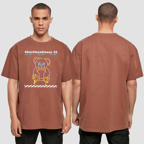 1014 "Teddy X" Abschluss Oversize T-Shirt einseitig bedruckt