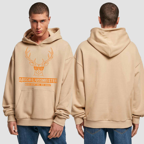 1013 "wenn nicht wir..." Abschluss Premium Oversize Hoodie einseitig bedruckt