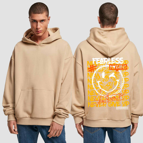 1020 "Smile" Abschluss Premium Oversize Hoodie einseitig bedruckt