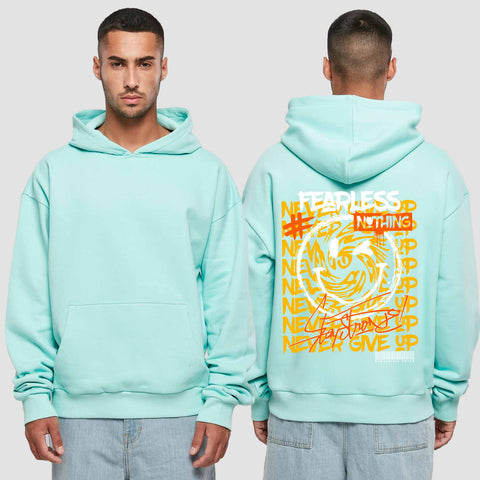 1020 "Smile" Abschluss Premium Oversize Hoodie einseitig bedruckt