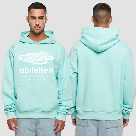 1003 "Abiletten" Abi Premium Oversize Hoodie einseitig bedruckt