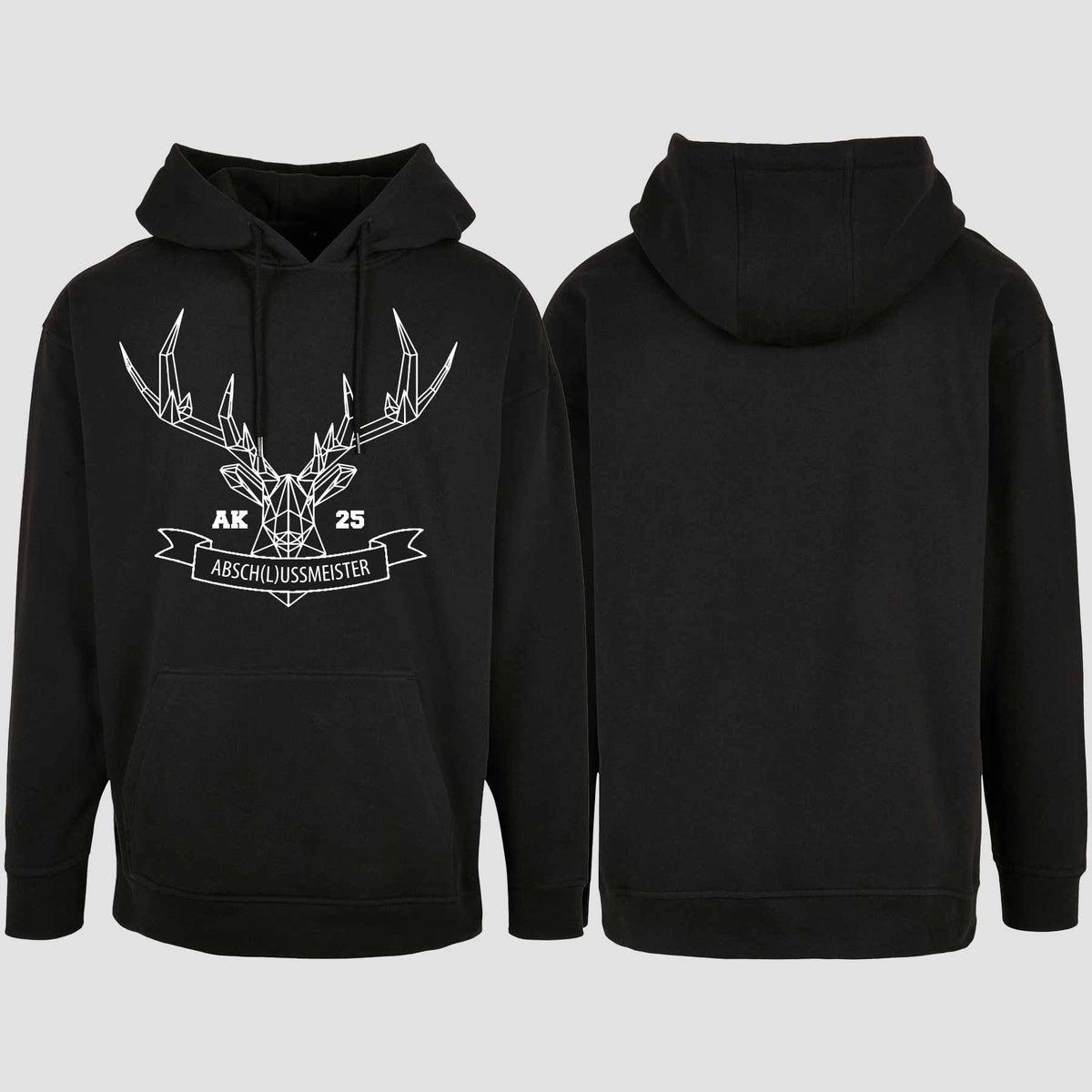 1015 "Abschlussmeister Poly" Abschluss Oversize Hoodie