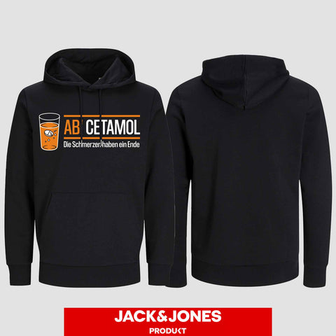 1001 "Abicetamol" Abi Hoodie by Jack&Jones einseitig bedruckt