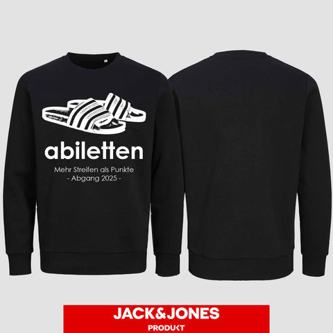 1003 "Abiletten" Abi Sweatshirt by Jack&Jones einseitig bedruckt