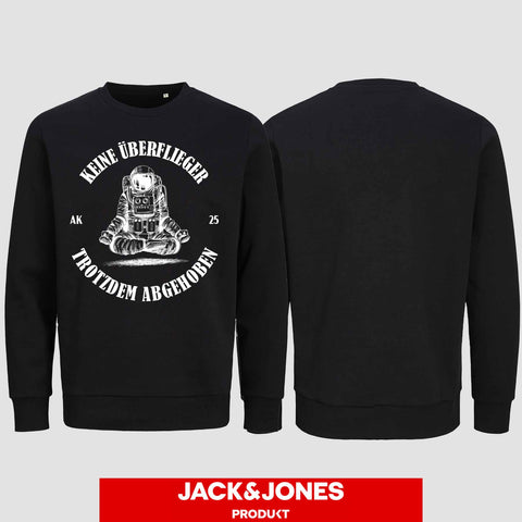 1043 "Überflieger" Abschluss Sweatshirt by Jack&Jones einseitig bedruckt