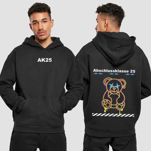 1016 "Teddy" Abschluss Premium Oversize Hoodie beidseitig bedruckt