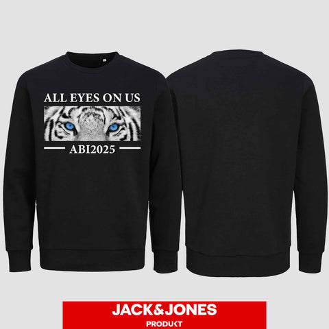 1021 "All Eyes Tiger" Abi Sweatshirt by Jack&Jones einseitig bedruckt