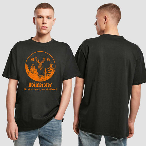 1004 "Abimeister" Abi Oversize T-Shirt einseitig bedruckt