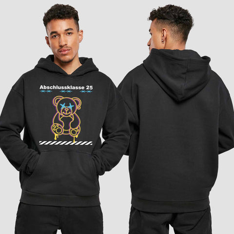 1014 "Teddy" Abschluss Premium Oversize Hoodie einseitig bedruckt