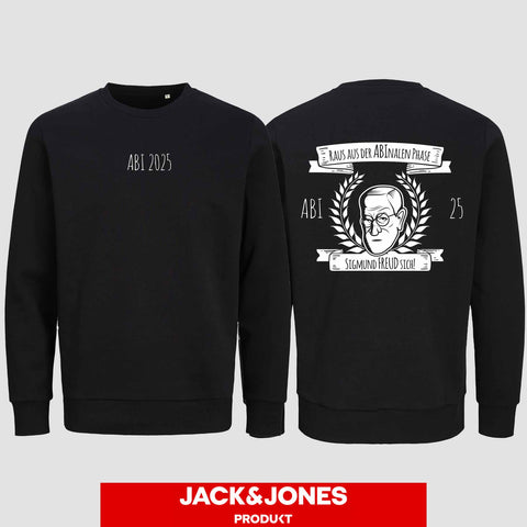 1007 "Abinale Phase" Abi Sweatshirt by Jack&Jones beidseitig bedruckt