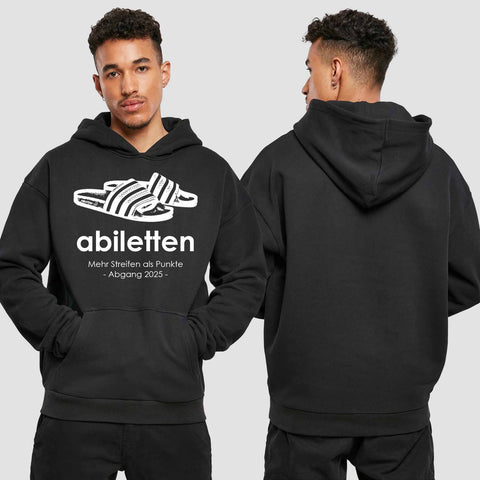 1003 "Abiletten" Abi Premium Oversize Hoodie einseitig bedruckt