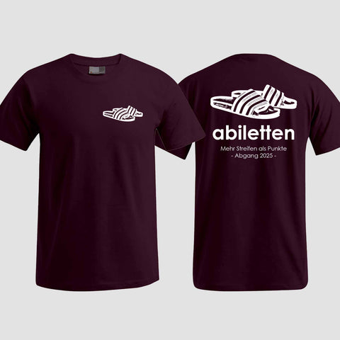 1006 "Abiletten" Abi T-Shirt beidseitig bedruckt