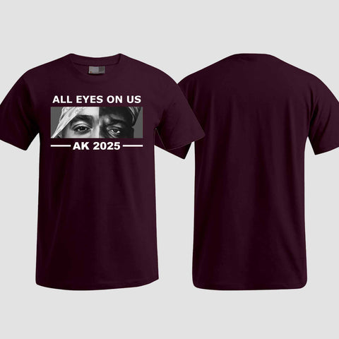 1022 "All Eyes on us" Abschluss T-Shirt einseitig bedruckt