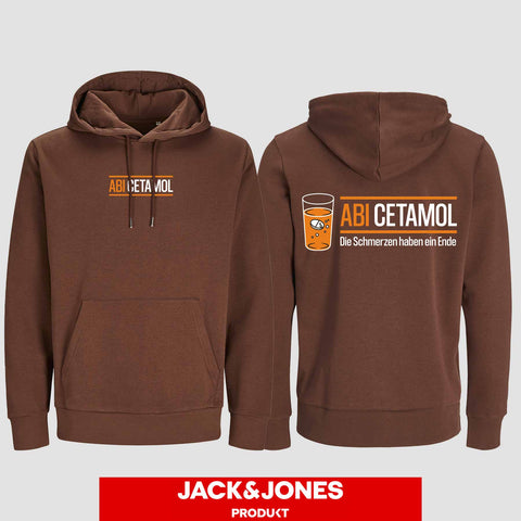 1002 "Abicetamol" Abi Hoodie by Jack&Jones beidseitig bedruckt