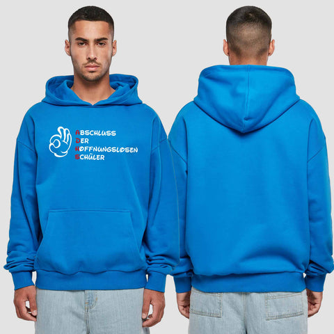 1011 "ADHS" Abschluss Premium Oversize Hoodie einseitig bedruckt