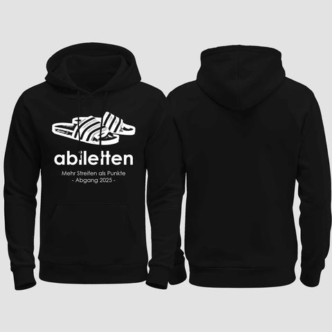 1003 "Abiletten" Abi regular College Hoodie einseitig bedruckt