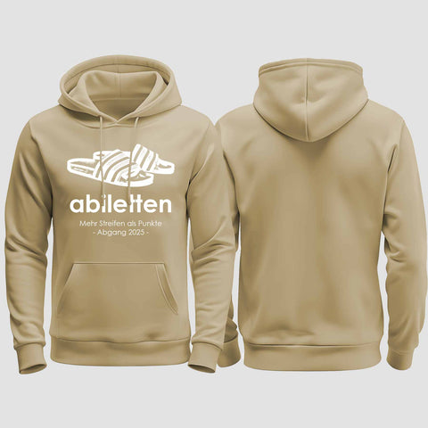 1003 "Abiletten" Abi regular College Hoodie einseitig bedruckt