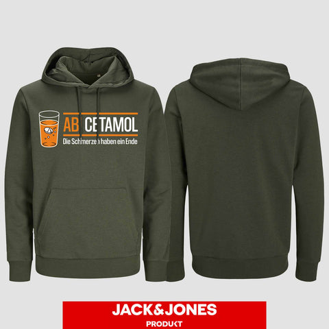 1001 "Abicetamol" Abi Hoodie by Jack&Jones einseitig bedruckt