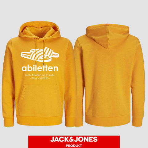 1003 "Abiletten" Abi Hoodie by Jack&Jones einseitig bedruckt