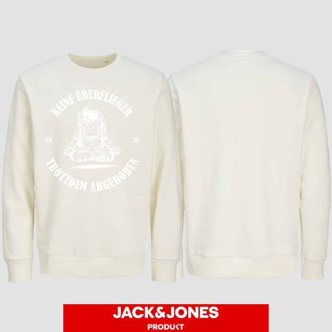 1043 "Überflieger" Abschluss Sweatshirt by Jack&Jones einseitig bedruckt