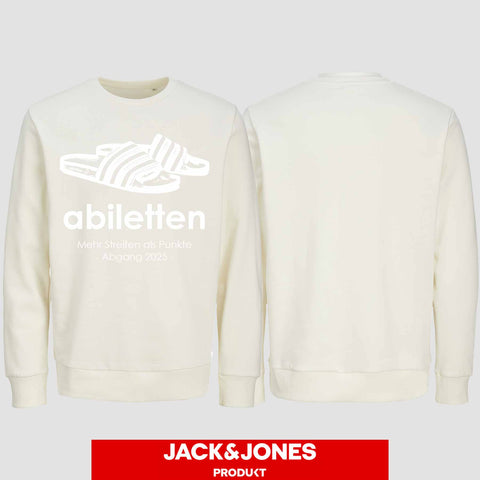 1003 "Abiletten" Abi Sweatshirt by Jack&Jones einseitig bedruckt