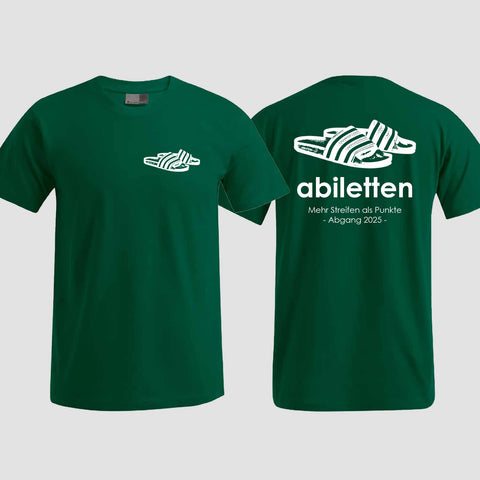 1006 "Abiletten" Abi T-Shirt beidseitig bedruckt