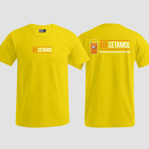 1002 "Abicetamol" Abi T-Shirt beidseitig bedruckt