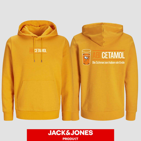 1002 "Abicetamol" Abi Hoodie by Jack&Jones beidseitig bedruckt