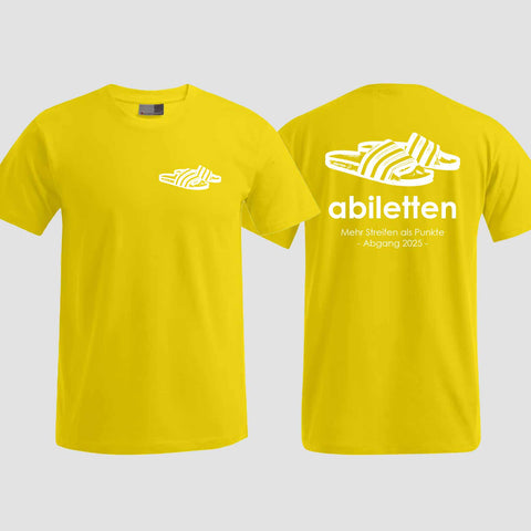 1006 "Abiletten" Abi T-Shirt beidseitig bedruckt