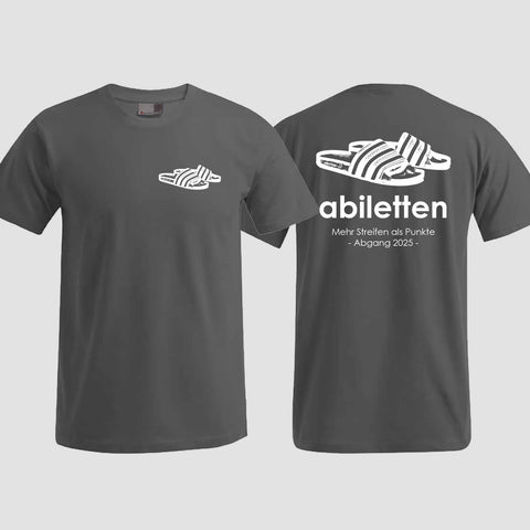 1006 "Abiletten" Abi T-Shirt beidseitig bedruckt