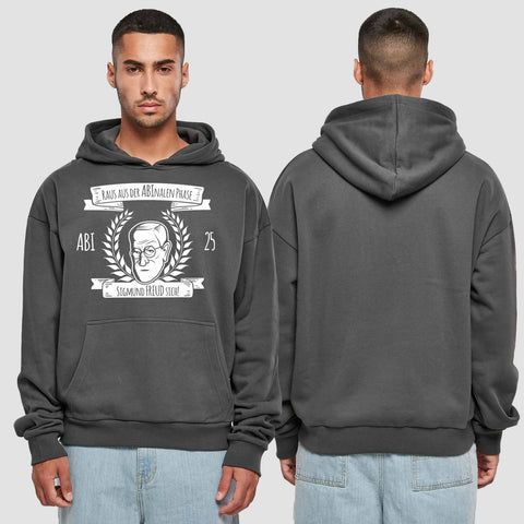 1005 "ABInale Phase" Abi Premium Oversize Hoodie einseitig bedruckt