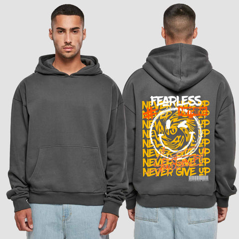 1020 "Smile" Abschluss Premium Oversize Hoodie einseitig bedruckt