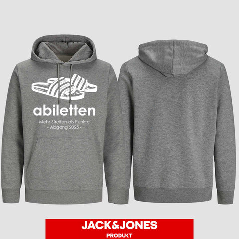 1003 "Abiletten" Abi Hoodie by Jack&Jones einseitig bedruckt