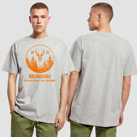 1004 "Abimeister" Abi Oversize T-Shirt einseitig bedruckt